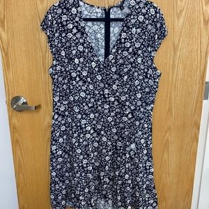 J. Crew Floral Faux Wrap Dress